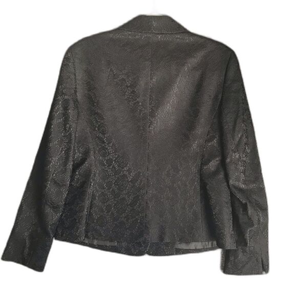 Evan-Picone Blazer Women's Size 10 Black Label One-Button Long Sleeve Pockets - Picture 2 of 11